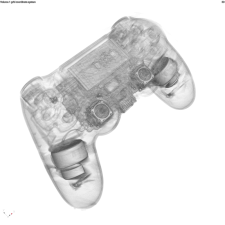 3D CT-Aufnahme eines Playstation Controllers